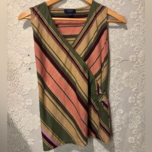 Chaps tank top shirt with a fun pattern